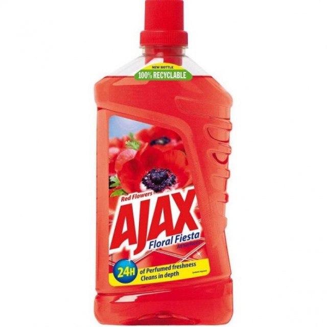 AJAX FLOOR CLEANER RED FLOWER 1000ML